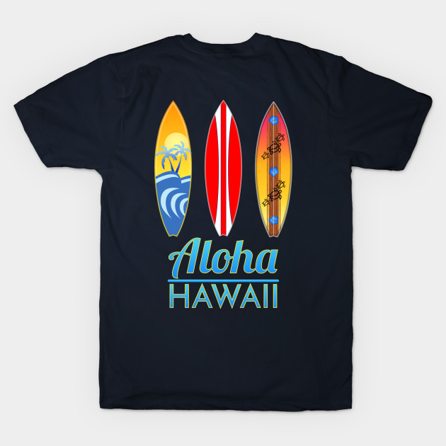 Aloha Hawaii Surfboards Surf Art by macdonaldcreativestudios